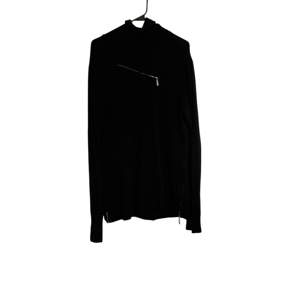 Cache Womens Turtleneck Sweater Size L Long Sleeve Preppy Office Tunic Viscose - Picture 2 of 10